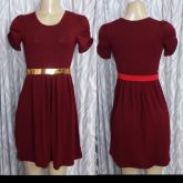Vestido com manga Princesa Vermelho “P”